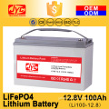 New!!! Cycle Life >2000 cycles @1C 100%DOD 12.8V 100Ah China Lipo Lithium Polymer LiFePO4 Battery Pack